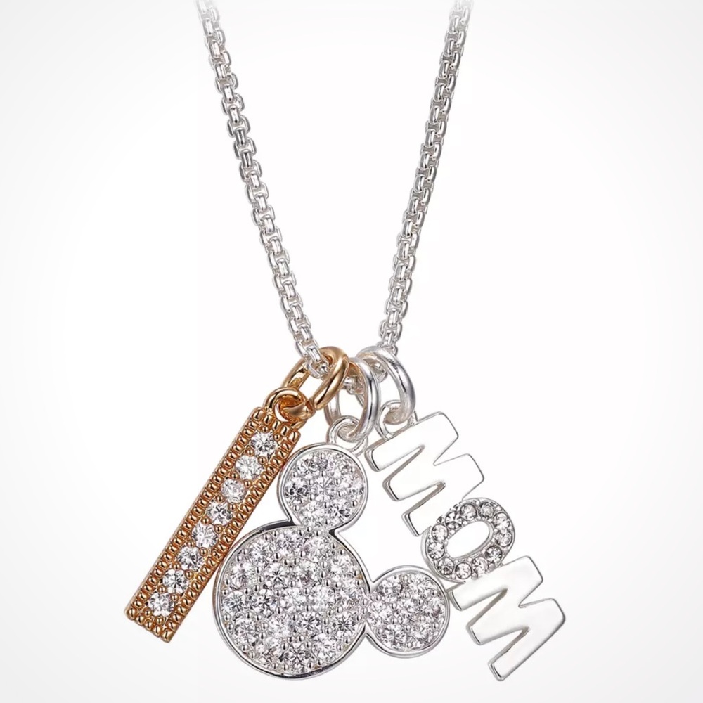 Disney Classics Jewelry | Mickey Mouse "Mom" Necklace